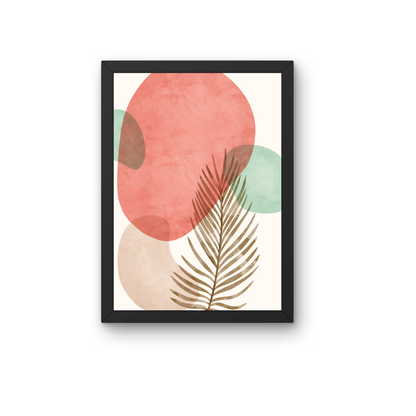 Terracotta Abstract Boho Wall Art | Earth Tone Decor Print