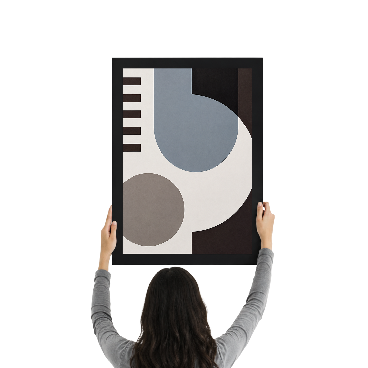 Minimalist Bauhaus Abstract Wall Art | Geometric Modern Home Decor Poster
