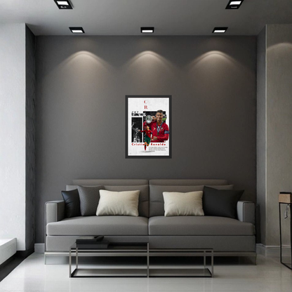 Cristiano Ronaldo Classic Legacy Wall Art | Premium Football Frame