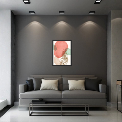 Terracotta Abstract Boho Wall Art | Earth Tone Decor Print