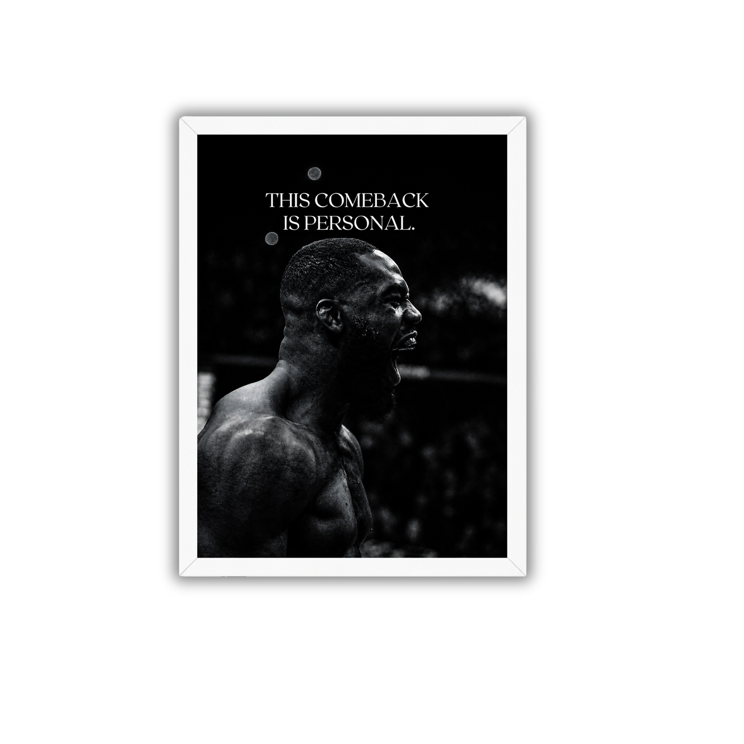 This Comeback Is Personal Motivational Frame | Success Mindset Wall Art Poster