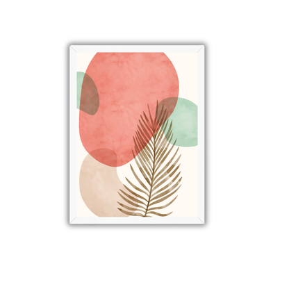 Terracotta Abstract Boho Wall Art | Earth Tone Decor Print