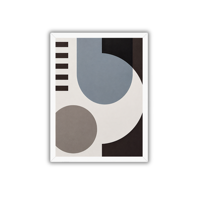 Minimalist Bauhaus Abstract Wall Art | Geometric Modern Home Decor Poster